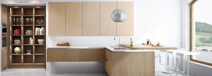 Cocina con materiales de Alvic.