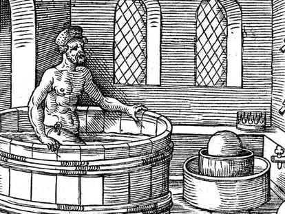 La bañera de Arquímedes, un objeto emblemáticamente vinculado al avance de la ciencia.