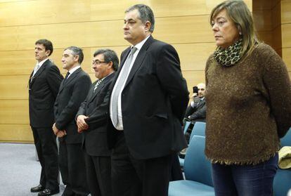 Eufemiano, Labarta, Belda, Saiz y Yolanda Fuentes, los cinco acusados de la Operación Puerto.