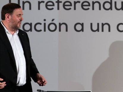 El líder d'Esquerra, Oriol Junqueras.