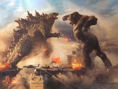 Una imagen de 'Godzilla vs. Kong', que se estrena en 2021.