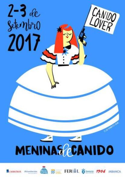 Cartel de las Meninas de Canido.