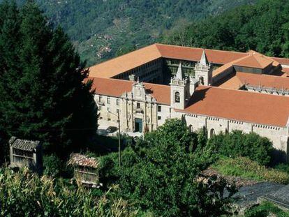 El monasterio de Santo Estevo de Ribas de Sil, en la Ribera Sacra.