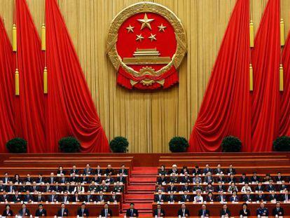 Sesión plenaria de la Asamblea Popular Nacional en marzo del año pasado en Pekín.