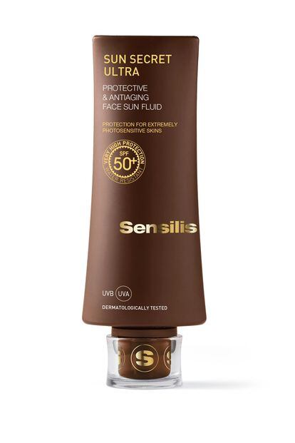 6. Sun Secret Ultra de Sensilis (c.p.v.) está especialmente ideado para las pieles más sensibles.