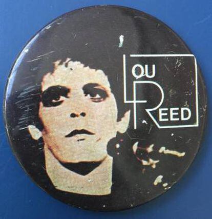 Chapa de Lou Reed.