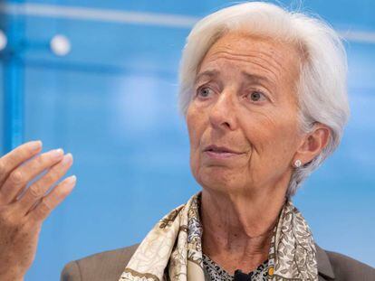 La directora del Fondo Monetario Internacional (FMI) Christine Lagarde. 