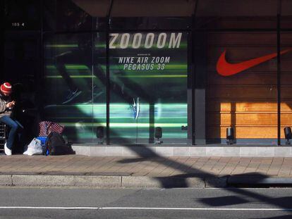 La fachada de una tienda de Nike en Sidney (Australia), este martes.