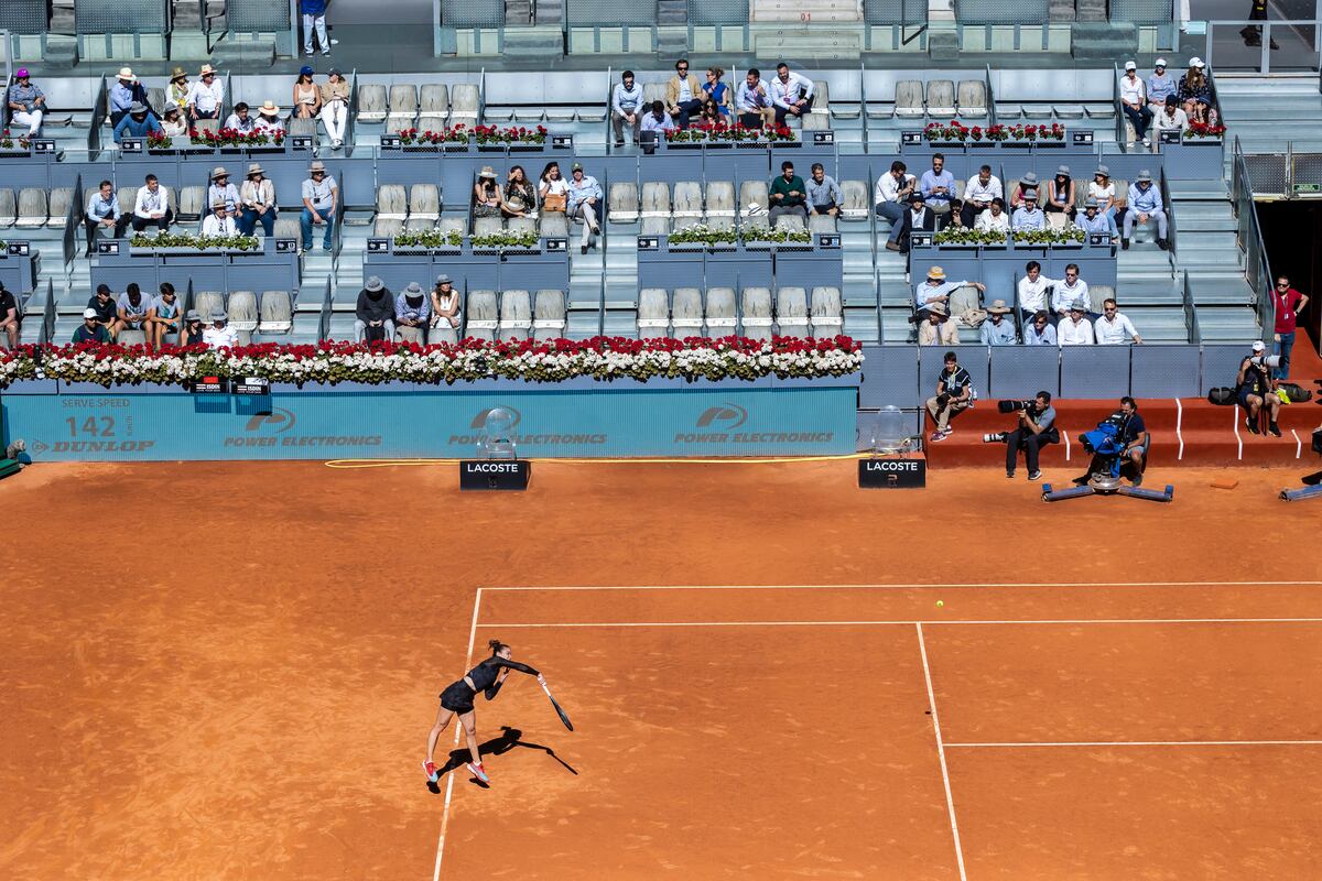 Madrid Masters 2023: Juegan las chicas, cemento en las gradas |  deportados