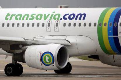 Un Airbus A320 de Transavia aterriza en el aeropuerto de Orly (Par&iacute;s). &nbsp;