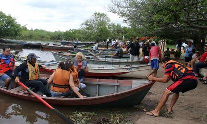 Turistas en Paraguay