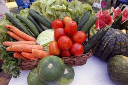 Detalle de varias verduras. EFE/Archivo