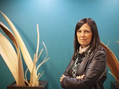 La escritora argentina Claudia Piñeiro en Guadalajara (México).