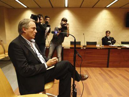 El ex jefe de Urgencias de Salt, Josep C. M., ayer durante el juicio en Girona.