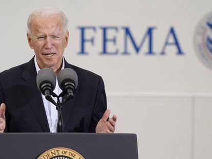 Discurso del presidente Joe Biden  ante FEMA COVID-19.