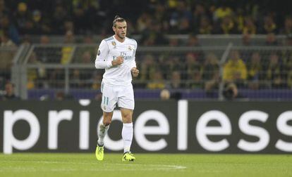 Gareth Bale, en el partido frente al Borussia. 