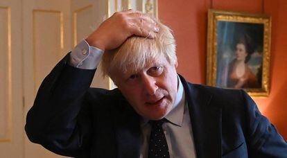 Boris Johnson, el pasado 3 de septiembre, en Downing Street.
