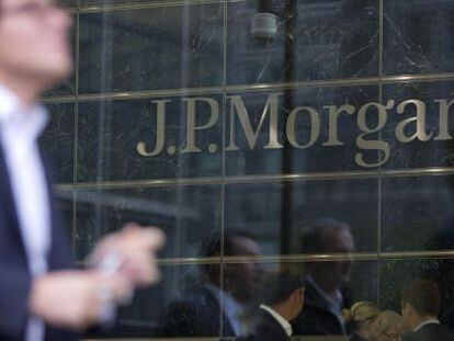 Trabajadores en las instalaciones de JP Morgan.