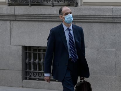 El inspector jefe Manuel Morocho llega a la Audiencia Nacional, el pasado 15 de junio.