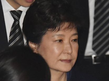 Park Geun-hye, en los juzgados de Seúl.