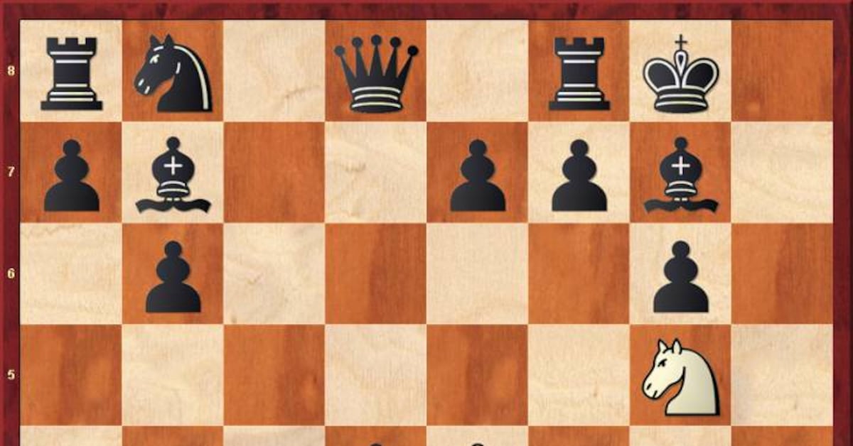 Empate antológico Partidas de Ajedrez EL PAÍS