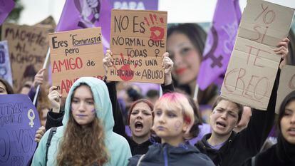 Manifestación del pasado 8 de marzo en Sevilla.