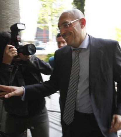 El juez Elpidio José Silva en los juzgados de la plaza de Castilla