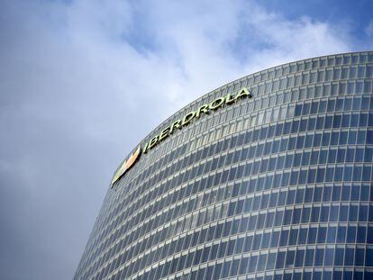 La sede de Iberdrola, en Bilbao (España), en agosto de 2021.