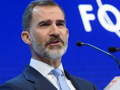 Por primera vez, un jefe de Estado español acude al Foro Económico Mundial