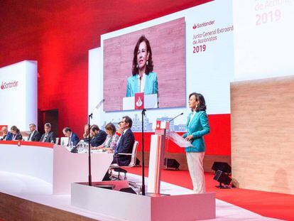 La presidenta de Banco Santander,  Ana Botín.