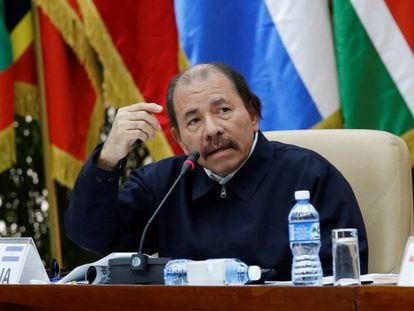 Daniel Ortega, el viernes pasado en La Habana. En vídeo, declaraciones de la coordinadora del Meseni sobre su expulsión.