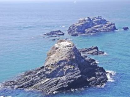 Los peñones de San Cristóbal, en Almuñecar.