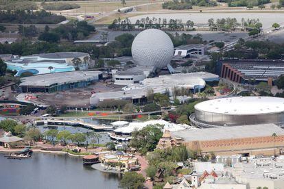 Vista general de las instalaciones de Disney World en Orlando (EE UU).