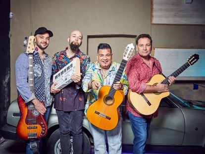 El grupo de rumba Sabor de Gràcia, en una foto promocional.