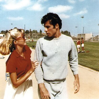 Olivia Newton-John y John Travolta pasaban casi todo Grease separados y sin embargo lo inevitable es imaginarlos juntos.
