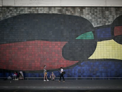 Exterior de la Terminal 2 del Aeropuerto del Prat, cerrada durante meses por la pandemia.