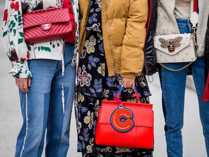 Bolso Gucci, bolso Chanel, bolso Tory Burch.