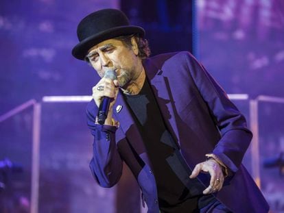 Joaqu&iacute;n Sabina, durante su concierto en &Uacute;beda.