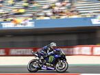 Spain's Maverick Vinales on his Yamaha in action during the third free practice session of the MotoGP at the TT circuit of Assen. - Yamaha's Maverick Vinales will start in pole position for June 27, 2021, Dutch MotoGP after dominating all three free practices and qualifying. The Spaniard clocked 1min 31.814sec, a new track record at Assen. (Photo by Vincent Jannink / ANP / AFP) / Netherlands OUT