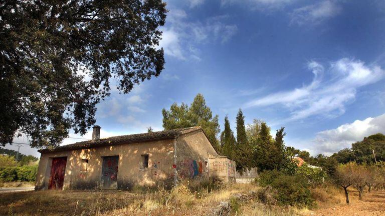 Caseta de Macastre (Valencia) donde apareció en 1989 el cadáver de la joven de 15 años Rosario Sayete Moedra.
