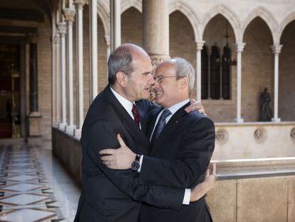 Manuel Chaves con Jos&eacute; Montilla, en 2009.