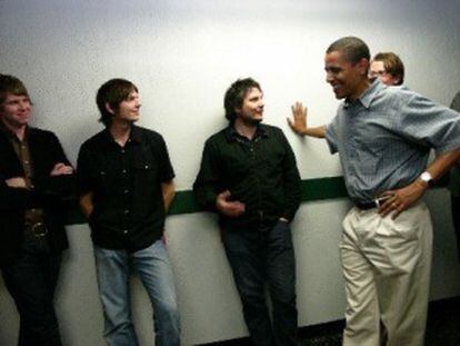 Obama con Wilco en 2008