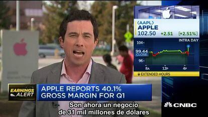 Apple supera las expectativas de ingresos a pesar de vender menos iPhone de lo previsto