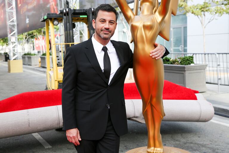 Jimmy Kimmel, en los preparativos de los premios Emmy de 2016.