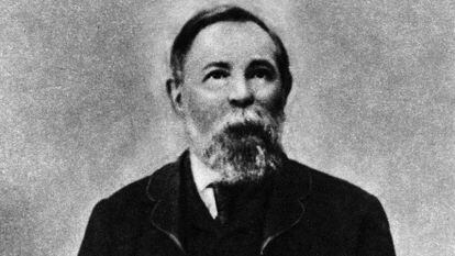 Un retrato de Engels (1820-1895).