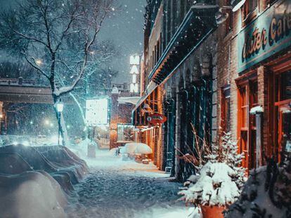Calle nevada.