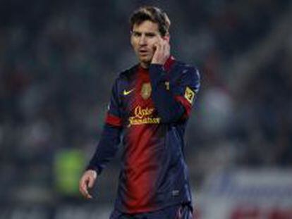 Lionel Messi, delantero de Barcelona