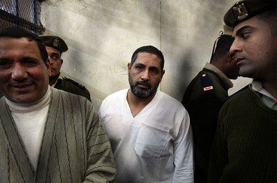 El condenado, Mohammed al-Kammuni, en el centro, en una imagen de archivo.