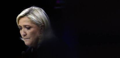 La candidata de la ultraderecha francesa, Marine Le Pen, que este domingo 24 enfrenta al actual presidente Emmanuel Macron en la segunda vuelta de las elecciones francesas