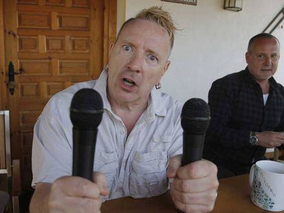 El ex cantante de los Sex Pistols, John Lydon.  